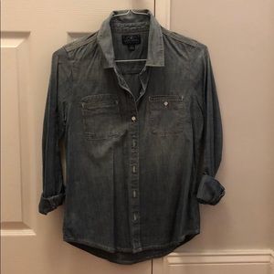 NWOT denim button down